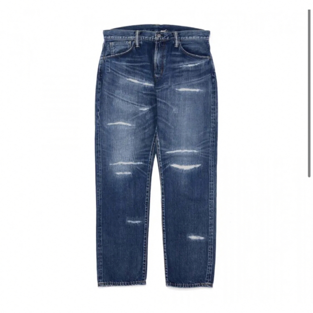新品 M FRAGMENT SEQUEL DAMEGE DENIM PANTS 人気ブランドの www