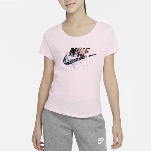 NIKE(ナイキ)のNIKE キッズ　ガールズ　Tシャツ　トレーニング キッズ/ベビー/マタニティのキッズ服女の子用(90cm~)(Tシャツ/カットソー)の商品写真