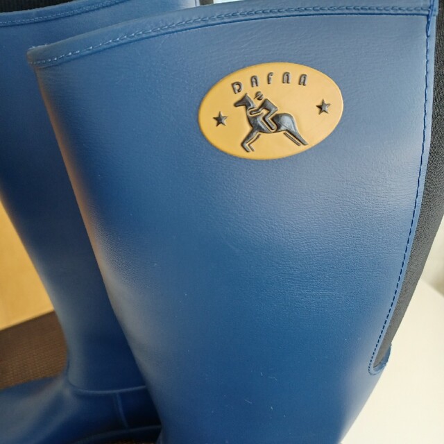 Dafna(ダフナ)のdafnaレインブーツ　ブルー　25cm レディースの靴/シューズ(レインブーツ/長靴)の商品写真