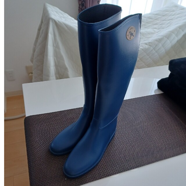 Dafna(ダフナ)のdafnaレインブーツ　ブルー　25cm レディースの靴/シューズ(レインブーツ/長靴)の商品写真