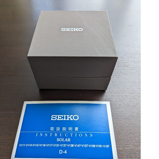 SEIKO(セイコー)のセイコー　ソーラー　腕時計 メンズの時計(腕時計(アナログ))の商品写真
