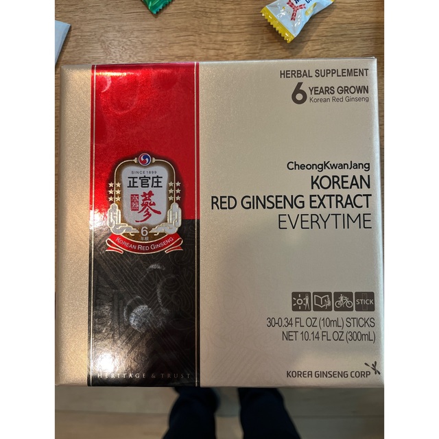 Korean Red Ginseng Extract  10ml 30包 食品/飲料/酒の健康食品(コラーゲン)の商品写真