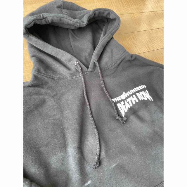 THE HUNDREDS×DEATH ROW RECORDS パーカーBLACK