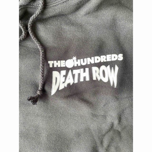 THE HUNDREDS×DEATH ROW RECORDS パーカーBLACK