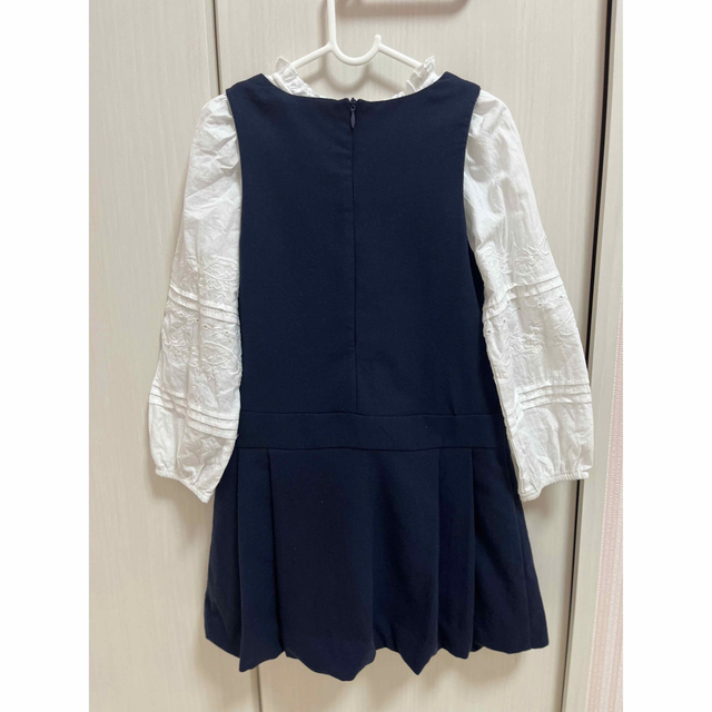 ZARA KIDS(ザラキッズ)のZARAkids 未使用　ジャンパースカート＋ブラウス　セット売り キッズ/ベビー/マタニティのキッズ服女の子用(90cm~)(ドレス/フォーマル)の商品写真