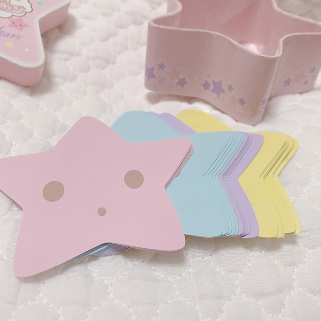 リトルツインスターズ キキララ ツインクルスターシリーズ 星型ケース入りメモ レトロ 激レアの通販 by m3 ツインクルスター ポストカード