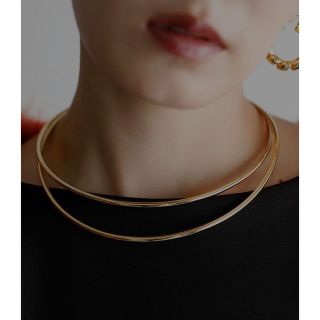 アメリヴィンテージ(Ameri VINTAGE)の専用　Bijou R.I W Choker シルバー　AMERI vintage(ネックレス)