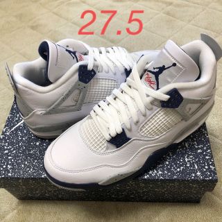 ナイキ(NIKE)のNike Air Jordan 4 Midnight Navy  27.5(スニーカー)