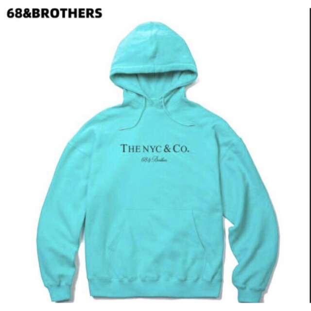 68&brothers(シックスティエイトアンドブラザーズ)の68&brothers NYC&Co. Hoodieフーディー パーカー  L メンズのトップス(パーカー)の商品写真