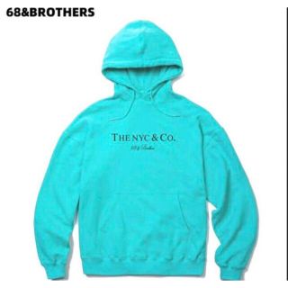 シックスティエイトアンドブラザーズ(68&brothers)の68&brothers NYC&Co. Hoodieフーディー パーカー  L(パーカー)