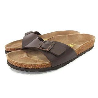 ビルケンシュトック(BIRKENSTOCK)のビルケンシュトック マドリッド サンダル レザーストラップ 24.5cm(サンダル)