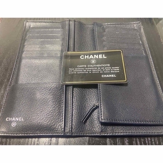 正規品 シャネル CHANEL 長財布  ブラック