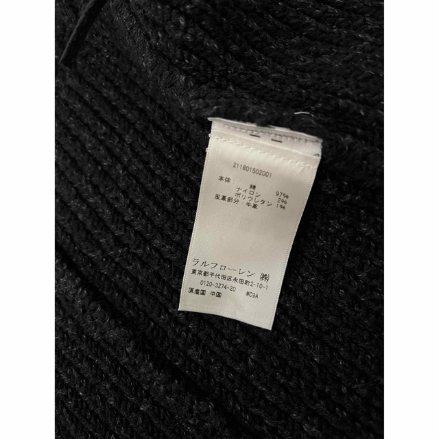 最終値下!20AW☆ラルフローレン コンチョ付き コットンニット