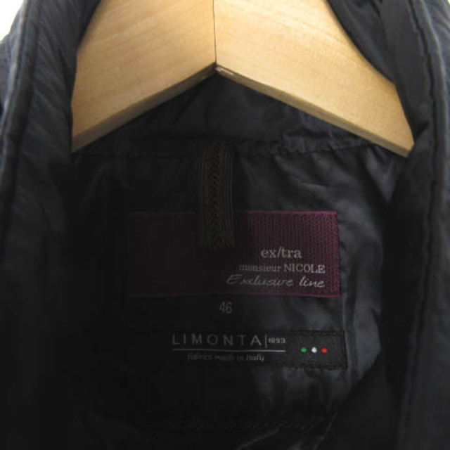 MONSIEUR NICOLE(ムッシュニコル)のムッシュニコルex tra LOMONTA ナイロンジャケット 紺 46  メンズのジャケット/アウター(ブルゾン)の商品写真