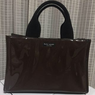 ケイトスペードニューヨーク(kate spade new york)のKate Spade*ケイトスペード*ハンドバッグ*ブラウン(ハンドバッグ)