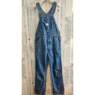 オシュコシュ(OshKosh)のビンテージ oshkosh B'gosh デニムオーバーオール70s80s(サロペット/オーバーオール)