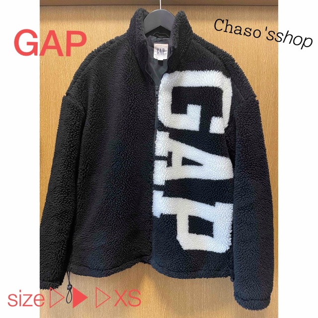 GAP ロゴボアジャケット 黒 XS