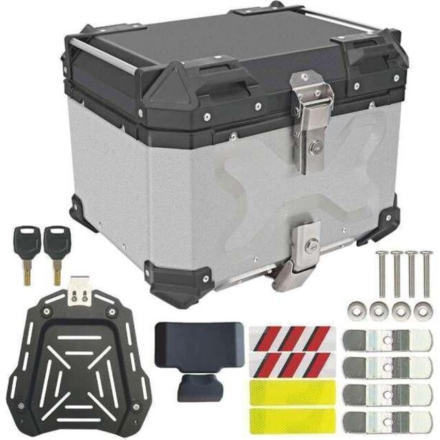 週末限定直輸入♪ バイクリアボックス アルミトップケース (65L Gold