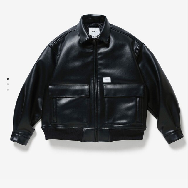 W)taps(ダブルタップス)のWTAPS JFW-01 / JACKET / SYNTHETIC. X3.0 メンズのジャケット/アウター(レザージャケット)の商品写真