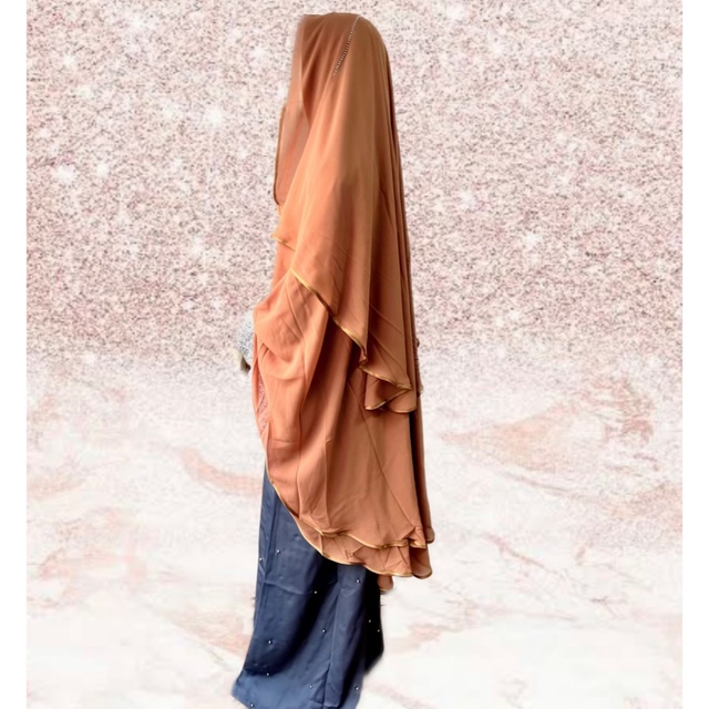 2ウェイ★Premium 3 レイヤード　Khimar (Taupe) 2