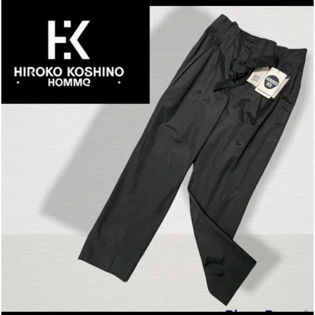 HIROKO KOSHINO - 新品未使用　HIROKOKOSINO　麻混　高級感　パンツ　サイズ11