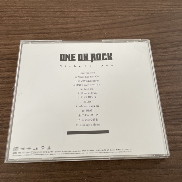 ONE OK ROCK(ワンオクロック)のONE OK ROCK Nicheシンドローム エンタメ/ホビーのCD(ポップス/ロック(邦楽))の商品写真