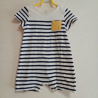 ベビーギャップ(babyGAP)のbabyGAP ボーダー ボディオール(カバーオール)