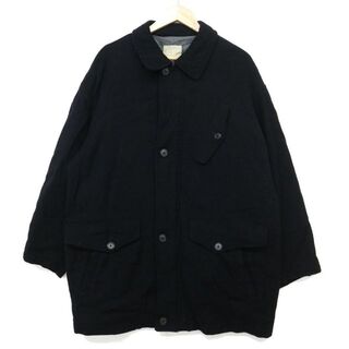 タケオキクチ(TAKEO KIKUCHI)のTAKEO KIKUCHI　日本製　コート　黒(ピーコート)