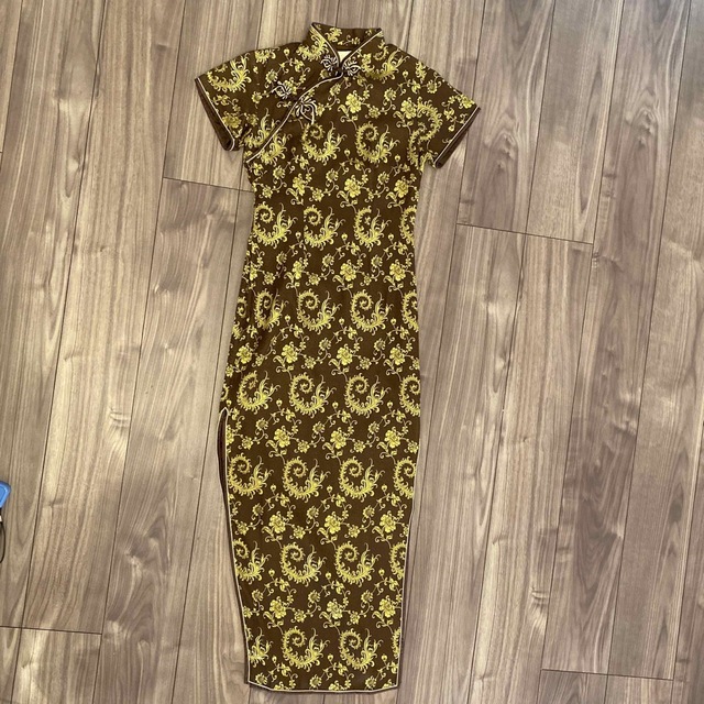 チャイナドレス レディースのフォーマル/ドレス(ロングドレス)の商品写真