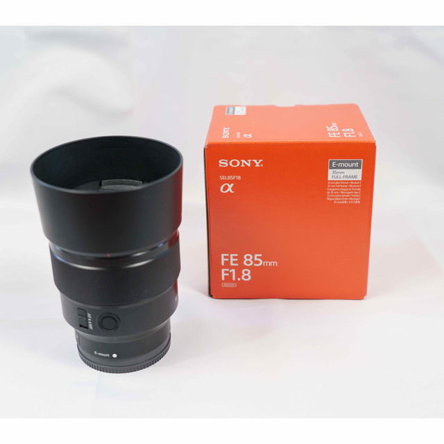 sony sel85f18 FE 85mm F1.8 レンズ保護フィルター付き