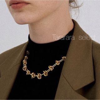 ●ステンレス knotchain necklaceG●金属アレルギー対応(ネックレス)