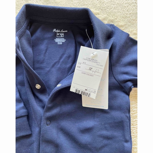 POLO RALPH LAUREN(ポロラルフローレン)のPOLO RALPH LAUREN コットン ポロ カバーオール キッズ/ベビー/マタニティのベビー服(~85cm)(カバーオール)の商品写真