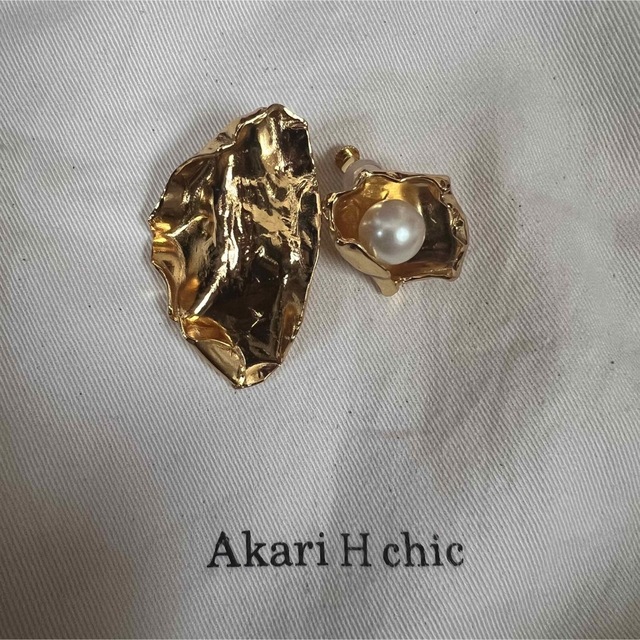 AkariH イヤリング ゴールド 新作 アクセサリー イヤリング nfmei.com.br