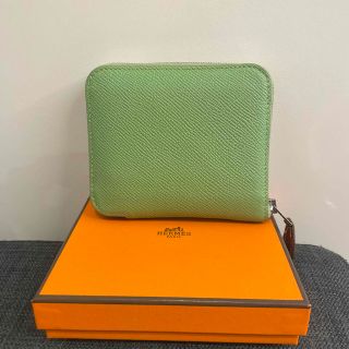 エルメス(Hermes)のエルメス　シルクインコンパクト　ヴェールクリケット(財布)