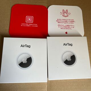 アップル(Apple)のApple AirTag うさぎ 限定品　2個セット　MQLX3J/A(その他)