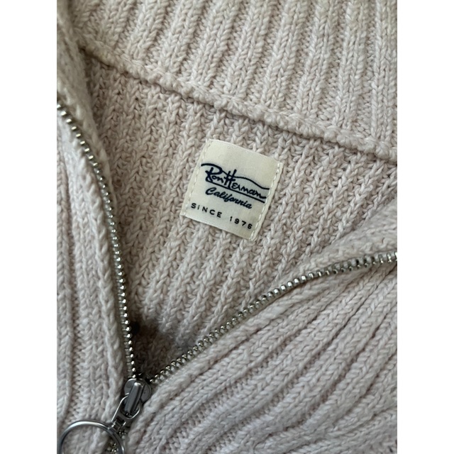 【美品】Ron Herman ハーフジップセーラーカラーニット