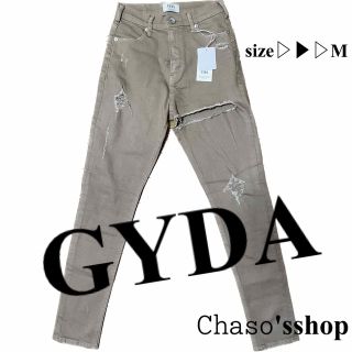 ジェイダ(GYDA)のGYDA♡ ダメージジーンズ ベージュ 新品未使用⭐️(デニム/ジーンズ)