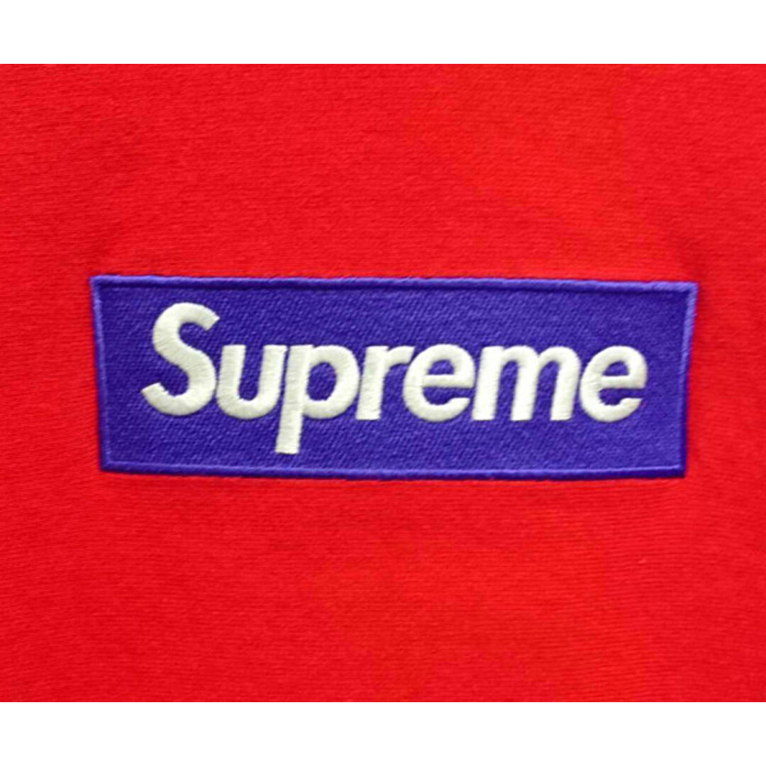 SUPREME シュプリーム 17AW Box Logo Hooded Sweatshirt BOXロゴ スウェット パーカー レッド サイズM 正規品 / 29243約47cm着丈