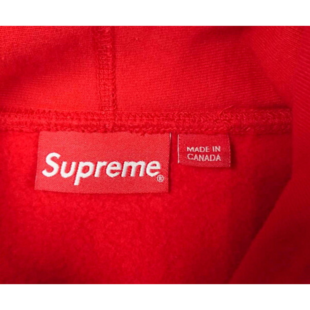 SUPREME シュプリーム 17AW Box Logo Hooded Sweatshirt BOXロゴ スウェット パーカー レッド サイズM 正規品 / 29243約47cm着丈