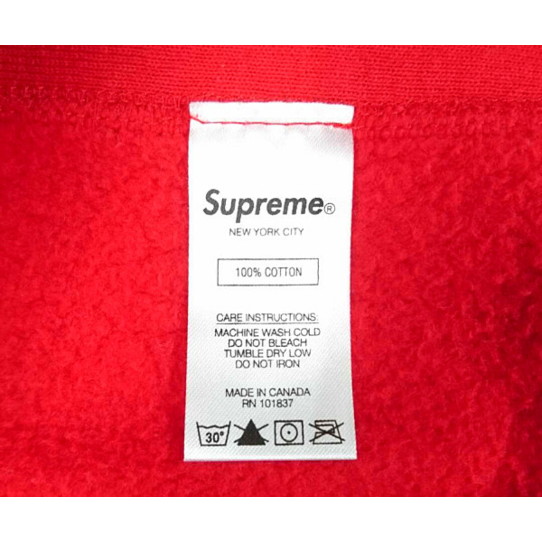 SUPREME シュプリーム 17AW Box Logo Hooded Sweatshirt BOXロゴ スウェット パーカー レッド サイズM 正規品 / 29243約47cm着丈