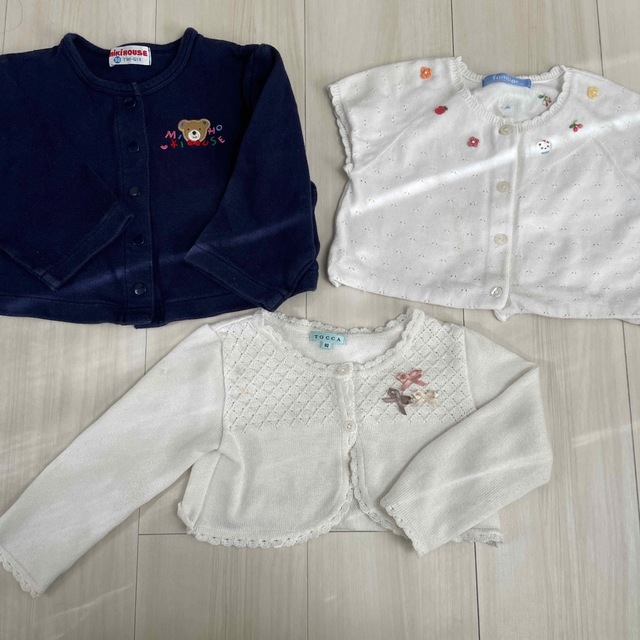 POLO RALPH LAUREN(ポロラルフローレン)のラルフローレン　90 100 ワンピース　未使用 3点　プラスブランド服4点 キッズ/ベビー/マタニティのキッズ服女の子用(90cm~)(ワンピース)の商品写真