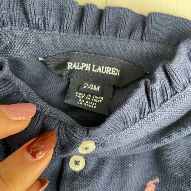 POLO RALPH LAUREN(ポロラルフローレン)のラルフローレン　90 100 ワンピース　未使用 3点　プラスブランド服4点 キッズ/ベビー/マタニティのキッズ服女の子用(90cm~)(ワンピース)の商品写真