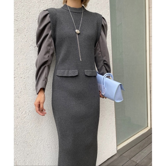 AMERI JACKET LIKE TIGHT KNIT DRESS hotelvillaespanola.com