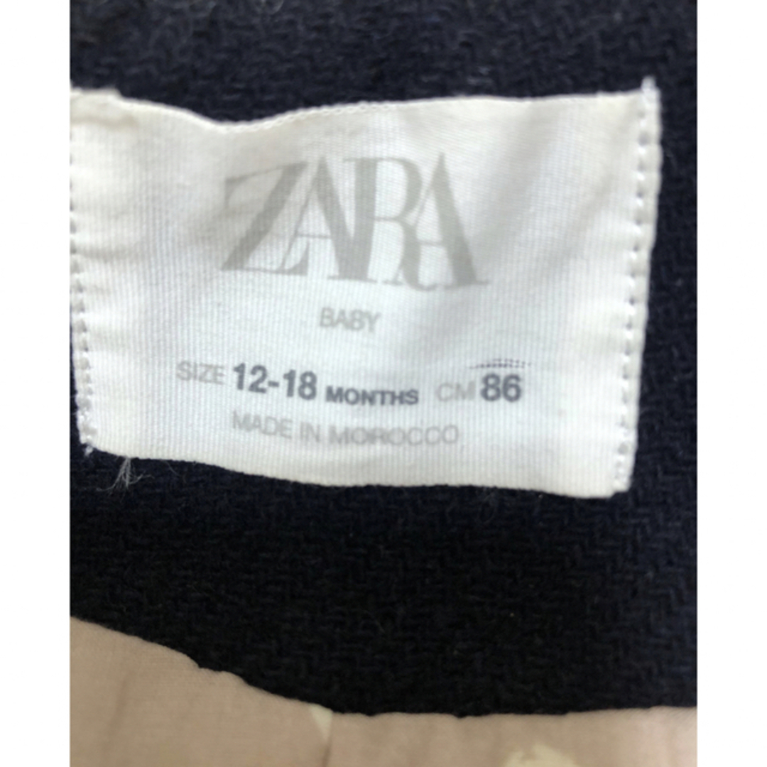 ZARA KIDS(ザラキッズ)のZARA baby 86サイズ(12-18months) ダッフルコート　 キッズ/ベビー/マタニティのベビー服(~85cm)(ジャケット/コート)の商品写真