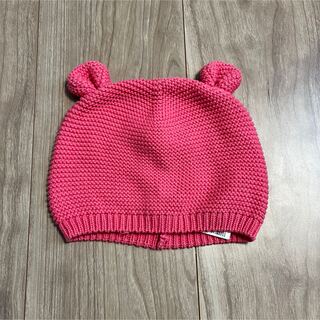 ベビーギャップ(babyGAP)のbaby gap ベビーギャップ　帽子　ニット帽　ピンク　12  18 (帽子)