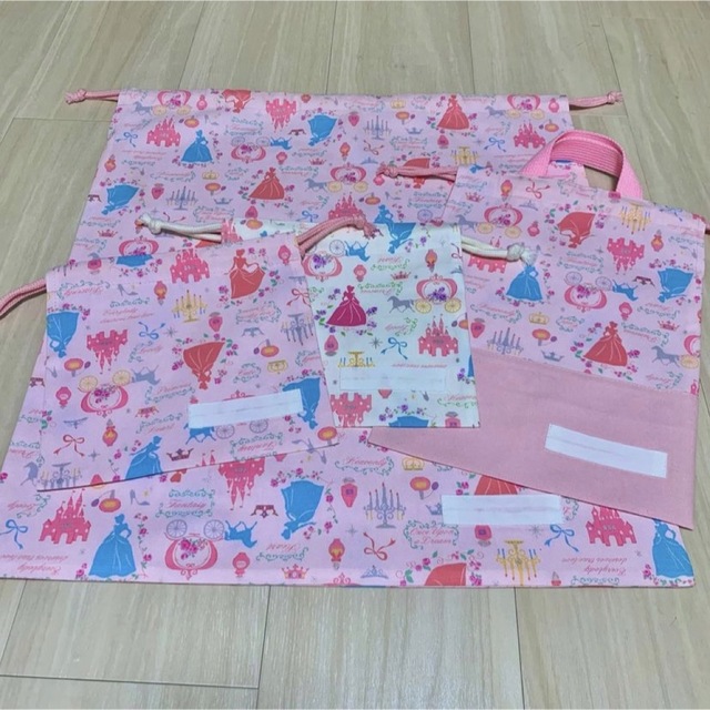 ハンドメイド♡通園通学グッズ♡プリンセス♡シンデレラ-