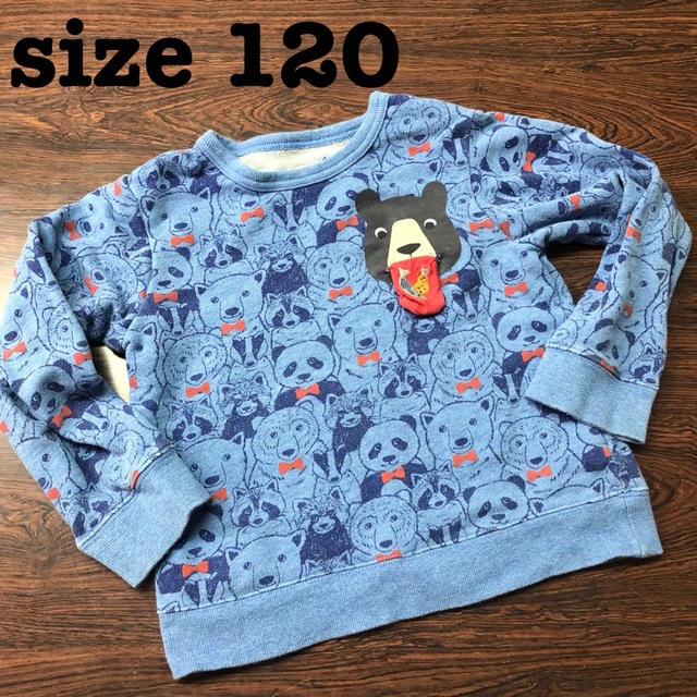 Bit'z(ビッツ)のBIT'z 動物柄　120 ブルー キッズ/ベビー/マタニティのキッズ服男の子用(90cm~)(Tシャツ/カットソー)の商品写真