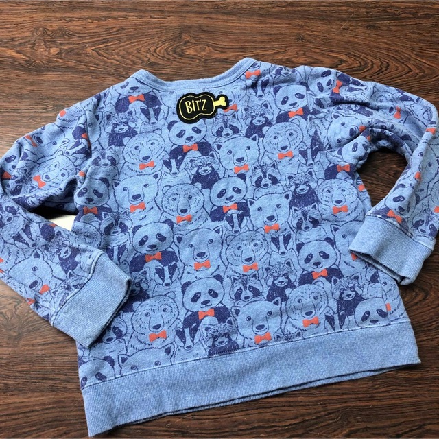 Bit'z(ビッツ)のBIT'z 動物柄　120 ブルー キッズ/ベビー/マタニティのキッズ服男の子用(90cm~)(Tシャツ/カットソー)の商品写真