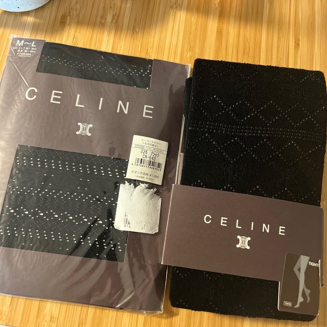 celine(セリーヌ)のCELINE タイツ　2足セット レディースのレッグウェア(タイツ/ストッキング)の商品写真