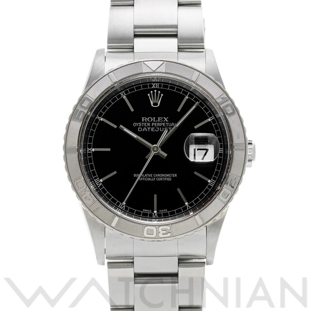 爆売り！】 ROLEX 腕時計 メンズ ブラック Y番(2003年頃製造) 16264 ROLEX ロレックス 中古 腕時計(アナログ) 